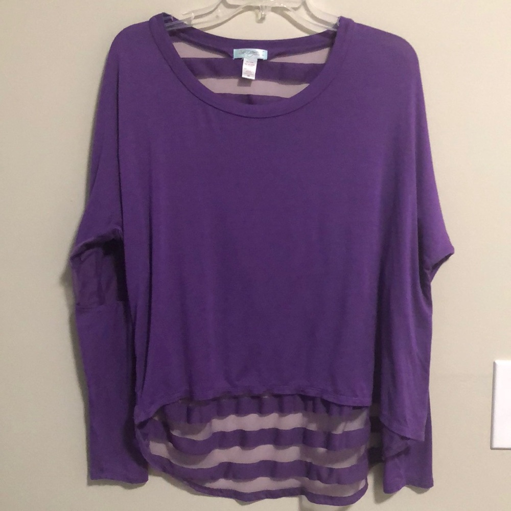 Six Degrees of Separation Top Purple Hi Lo…
